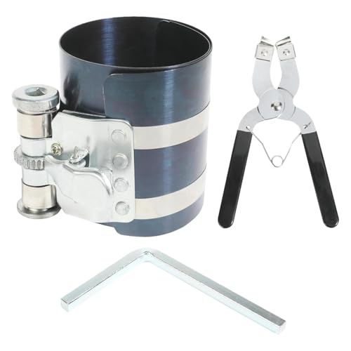 Kit De Compresor De Segmento De Pistón – Kit De Extracción De Instalador De Segmento De Pistón Del Motor De Coche | Abrazadera De Extensión De Abrazadera De Mantenimiento Del Motor Del Coche