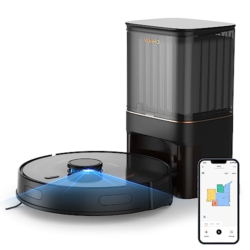 Verefa L11 Pro Robot Aspirador con Vaciado Automático 70 Días, 3000Pa 270Min Láser...