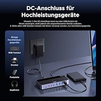 UGREEN USB Switch 2 In 7 Out 10Gbps USB Umschalter 2 PC USB 3.2 Switch – Ansicht 6
