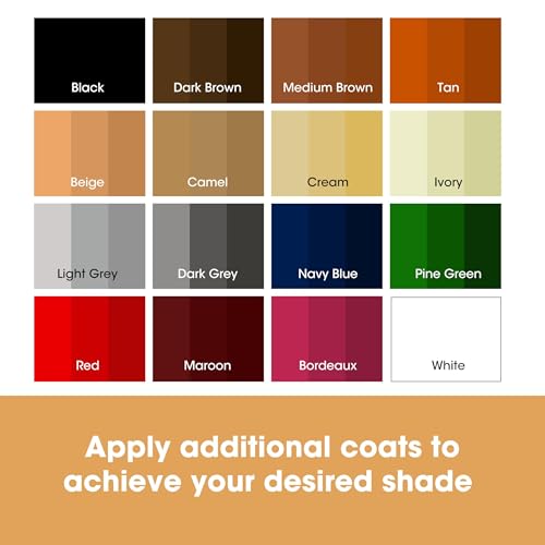 Furniture Clinic Leather Complete Restoration Kit | with Leather Recoloring Balm, Cleaner, 2-in-1 Protection Cream & Conditioner, Sponge, and Cloth | Repair Kit for Furniture (Dark Brown) - Image 4