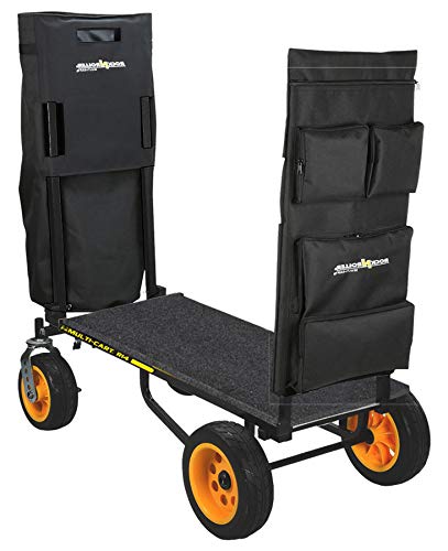 RocknRoller R14G 700lb Capacity DJ Transport Cart+Accessory+Equipment Bag+Deck