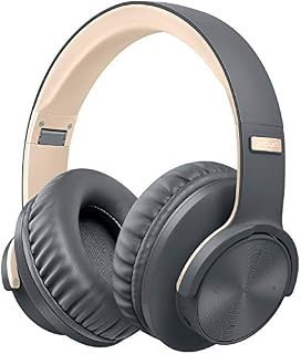 Wireless Headphones, Picun 40H Playtime Bluetooth Headphones Over Ear, HD Mic/Touch Control/Wired Use/TF
