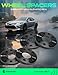 YHTAUTO 5x100 mm/5x112 mm Wheel Spacers 12mm w/o Bolts Fits Audi Volkswagen, A3 A4 S4 S6 S8 Golf Passat Tiguan TT, 57.1mm Center Bore 5 Lug 4PCS Black Tire Spacers