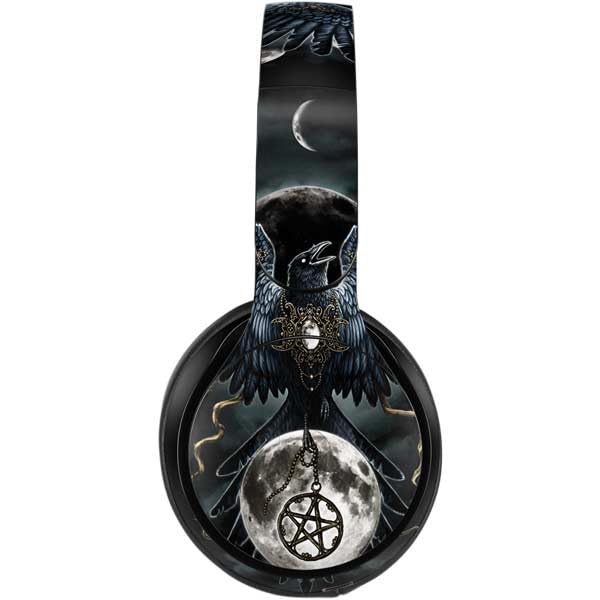 Skinit Decal Skin Compatible with Beats Solo Pro - Officially Licensed Sarah Richter Crow and Moon Phases by Sarah Richter Design