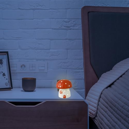 Lámpara de Mesa de Noche de Cerámica Color Rojo miniatura 7