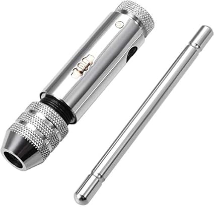 Utoolmart M5-M12 T Ratchet Tap Wrench Manual Forward Turn Reverse Tapping Wrench Reverse Lock Die Chuck Tool