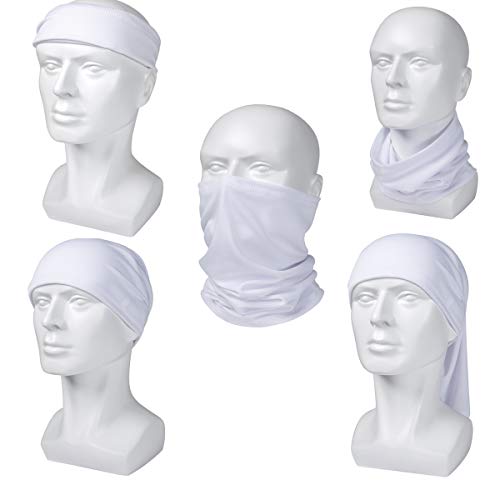 Sun UV Halloween Protection Neck Gaiter Washable Reusable Magic Face Cover Dust Wind Bandana Balaclava for Fishing Hiking