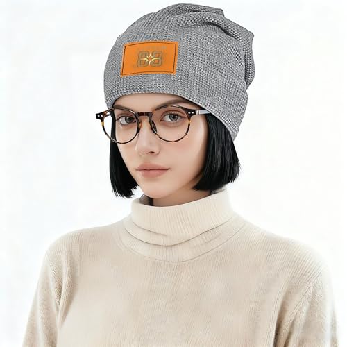 Bonnet extensible à motifs numérotés et doublure douce en peluche