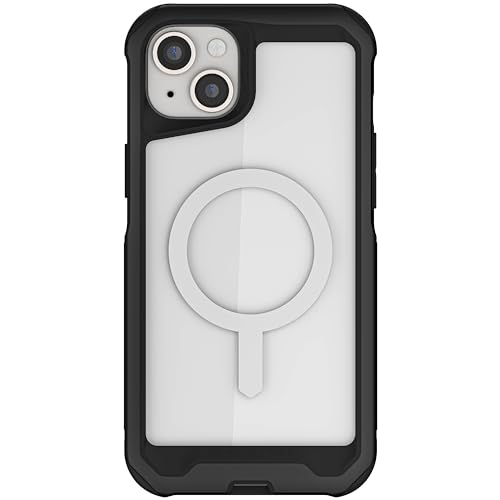 ゴーステック アトミックスリム for iPhone 15 Plus ブラック Magsafe対応 耐衝撃 GHOCAS3507