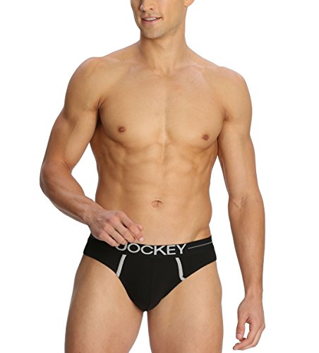 Image of Jockey Men's Cotton Modern Brief (Colour May Vary, Small) - Pack of 2