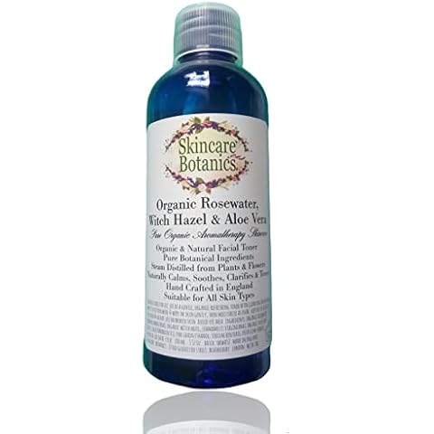 Organic & Natural Rosewater Toner with Witch Hazel & Aloe Vera Cover