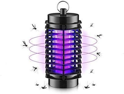 Electric Indoor Bug Zapper - Built in Insect Trap Light Bulb - Fruit Fly Catcher LED Lamp – Insect Mosquito Killer – Eliminates Most Flying Pests – for Residential, Commercial, and Industrial Use