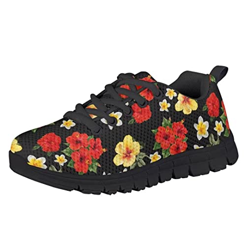 Pinupub 2023 Novelty Sports Shoes for Boys Girls Colorful Print Breathable Soft Lace-up Sneakers