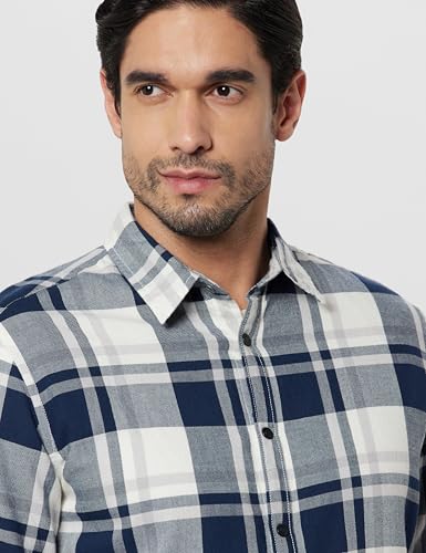 Image of Pepe Jeans Men's Regular Fit Full Sleeve Checkered Cotton Casual Shirt | Check Shirt for Man | Smart & Stylish | Multiple Styles | Mens Casual Shirts