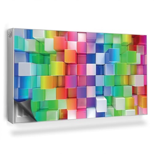 Cache radiateur 110x60 cm pour une cuisine moderne et colorée