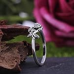 JESMING-Tiny-Rose-Flower-Silver-Ring-Stacking-Rings-for-Women-Small-Dainty-925-Silver-Plated-Ring-Delicate-Everyday-Ring-for-Women-Minimalist-Personalized-Jewelry
