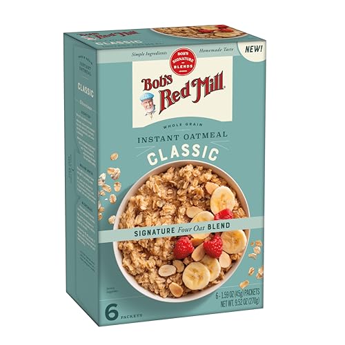 Bob's Red Mill Classic Gluten Free Instant Oatmeal Packets, 6 packets - image 1