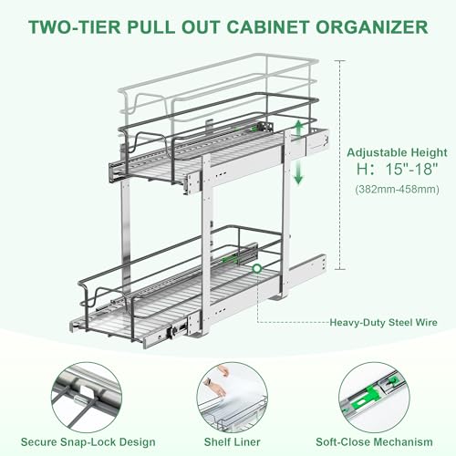 2-Tier-Pull-Out-Cabinet-Organizer-8-W-x-22-D-Soft-Close-Cabinet-Slide-Out-Shelves-Heavy-Duty-Slide-Out-Drawers-with-Shelf-Liner-for-Kitchen-Cabinets-Pantry-Bathroom
