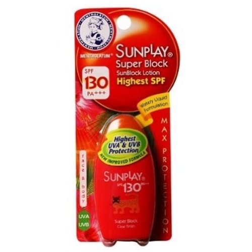 Highest Sunscreen Lotion Watery Liquid Sunplay SPF 130 by