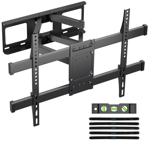 Suptek Full Motion TV Bracket for 32-84" TVs, Black, 32-84“