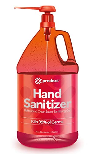 One Gallon Hand Cleaner, 70 Percent Ethyl Alcohol - Free Pump Included - 10 Free Masks Included, Made in USA