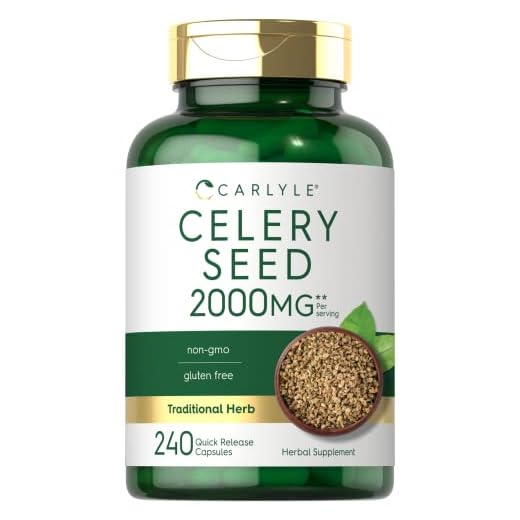 Carlyle Celery Seed Extract Capsules | 240 Count