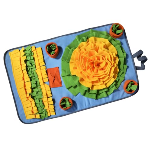 OATIPHO Olfaktorische Trainingsdecke für Welpen, interaktive Matte für Hunde, Futtersuchmatte für das Training zu Hause