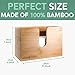 NATURE SUPPLIES Bamboo Paper Towel Dispenser for Bathroom and Kitchen, Wall Mount or Countertop Holder for Multifold, C-Fold, Z-Fold, Tri-Fold Hand Towels, Commercial Use, for Home or Office