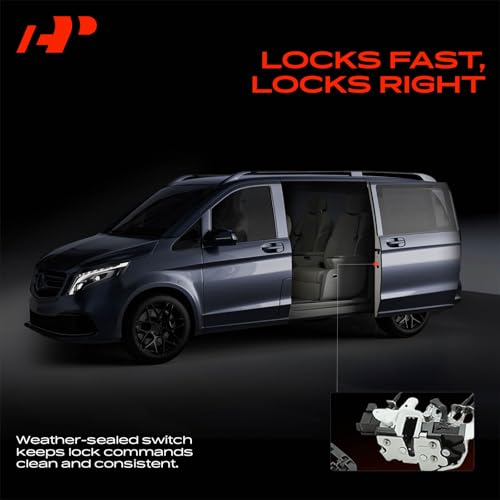 Image of A-Premium Right Passenger Side Sliding Door Latch Lock Actuator Motor Compatible with 2015-2020 Ford Transit-150, Transit-250, Transit-350, Transit-350 HD & Thomas Transit Liner