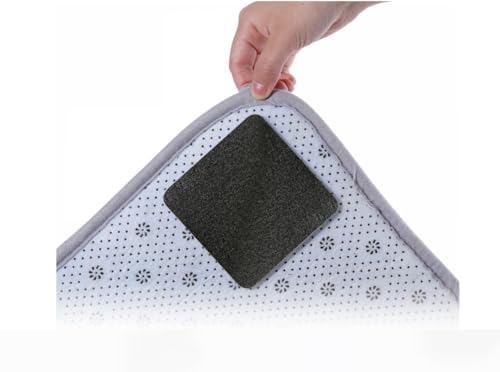 14+2 PCS Grippers of Rug Pad, Non-Slip Carpet Gripper for Hardwood Floors and Tile, Reusable and...