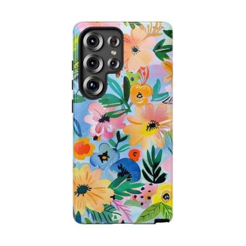 Coque antichoc Samsung S25 Ultra fleurs - Évitez les rayures avec style
