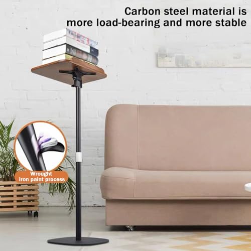 Image of Portable Lectern Stand - Adjustable Lifting Podium with Inclined Reading Surface for Churches & Events, Easy Assembly Floor Standing Desk for Public Speakingcm(B-19.666.9In)