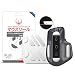 Produktbild HOTLINEGAMES 3.0 PRO 2X Sets Glides/Mausgleiter/Ersatz Mausfüße für Logitech MX Master3, Kanten abgerundet, inkl. Reinigungspads,Pinzette