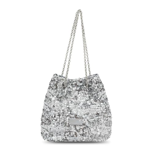 Ceihwa Bolsos Clutch Fiesta,Bolso Brillante Boda,Bolsos de Mano Mujer Ceremonia,Bolso con Cadena,Bolsos de Mano Fiesta,Bolso de Cubo Pequeña,Bolso de Noche,Bolsas de Hombro,Evening Bag para Graduación