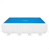 Intex 28088 Bâche Solaire rectangulaire pour Ultra Frame 400 x 200 cm, épaisseur 160 microns & 28037 - Bâche Protection pour Piscine Rectangulaire Tubulaire 4M X 2M - 2