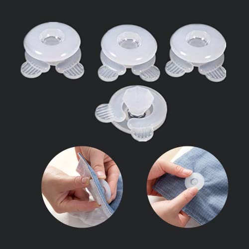 Raguso 4 Pezzi Clip di Fissaggio Trapunta