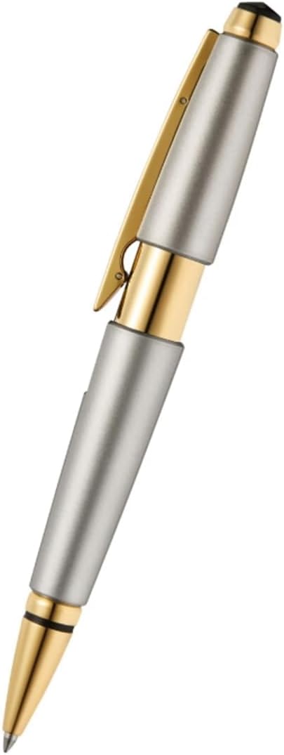 Cross Edge Sonic Titanium Lacquer with Gold PVD Appointments Selectip Rollerball Pen, Black Ink - Elegant Accessory for Smooth Writing - Capless Slide-Open & Snap-Shut Design - Comfortable Grip