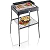 SEVERIN Staande grill met roestvrij stalen grillrooster, zwart, PG 8561