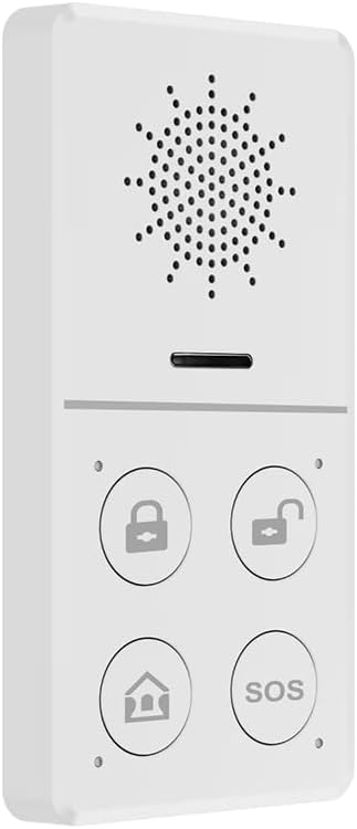 WiFi Smart Burglar Alarm Host,Home Security and Automatical,Burglar Alarm 130DB,with Door and Motion Sensors,SOS Emergency Button Compatible with Alexa.