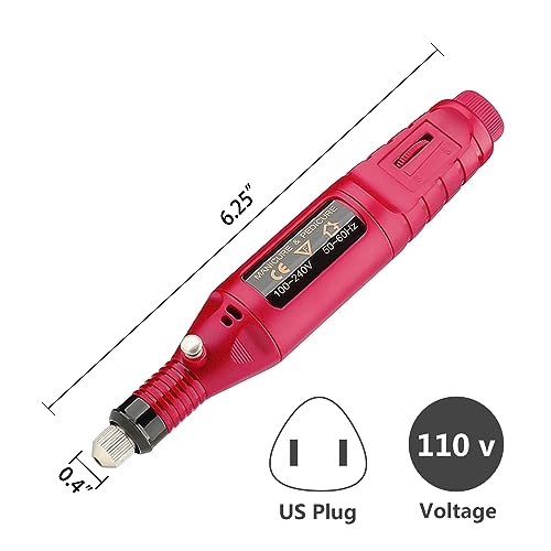 Electric Nail Drill Machine 20000 RPM Professional Nail Drills for Acrylic Nails Gel E-file Nail File for Salon and Home Beginners DIY Use - Image 6