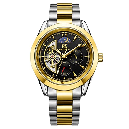 ⌚【Pacchetto incluso e servizio】：☞1x orologio RORIOS, ☞1x dispositivo di rimozione dei collegamenti per orologi, ☞1x manuale utente e garanzia, ☞1xbella confezione regalo in pelle per orologio. Il nostro servizio post-vendita senza preoccupazioni e un servizio clienti amichevole. Se c'è un problema con il tuo orologio. Ti preghiamo di comunicarcelo in tempo, ti forniremo un piano soddisfacente.