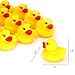Novelty Place Rubber Duck Ducky Baby Bath Toy for Kids (48 Pcs)