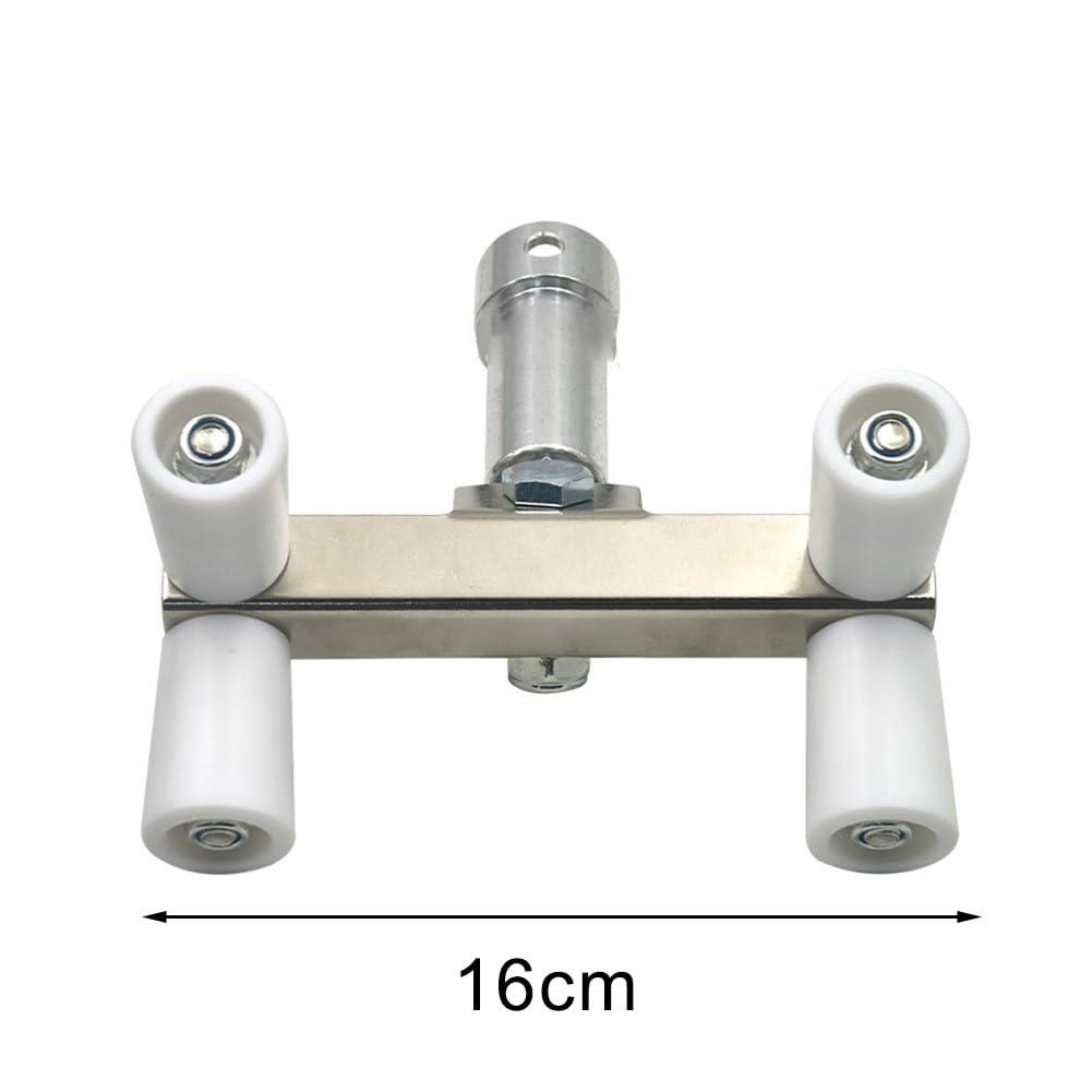 Rullo angolare esterno, 16 cm, doppio rullo di carta, strumento in acciaio inox per levigare stucco per cartongesso sugli angoli delle pareti