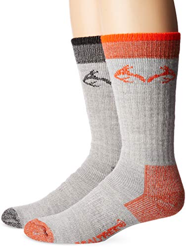 Realtree Men's Wool Blend Boot Socks (2-Pair Pack)