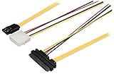 bandridge bvl1202 Materiale esterno: PVC Bandridge BCL9801 Cavo Combinazione Dati SATA 6 GB/s Molex a 4 Pin Maschio 1 m Giallo