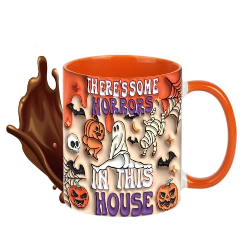 Taza de café Halloween de 35 Cl para chocolate caliente con cerámica de gran retención 8