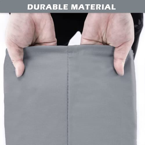 100L Large Laundry Hampers With Handles, Collapsible Tall Clothes Baskets, Washing Bag For Bathroom, Bedrooms, College Dorm (Grey) #TOP5