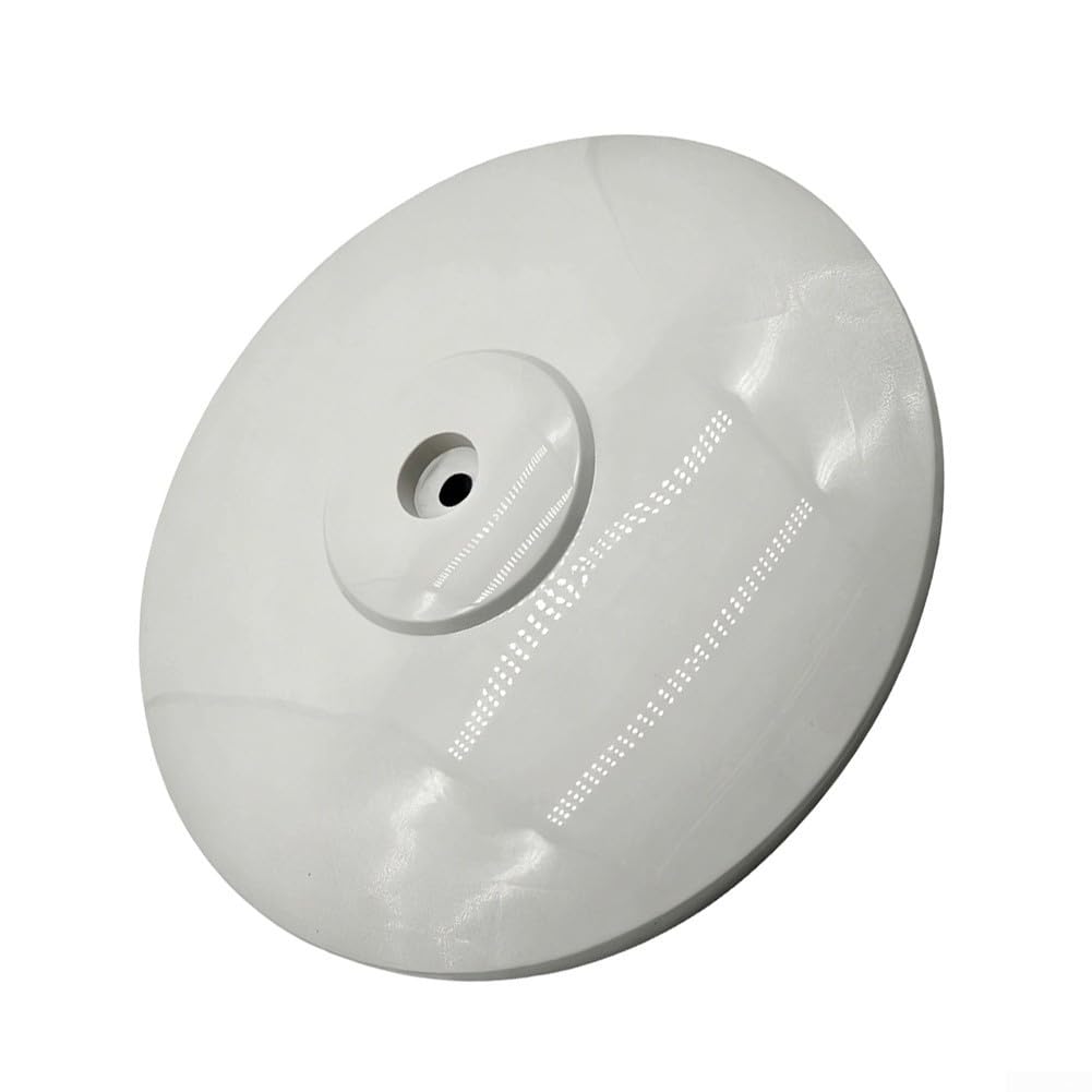Accesorios para la base del ventilador de suelo, base redonda de plástico para ventilador de suelo, estable y ponderada, reemplazo para uso residencial y comercial (blanco)