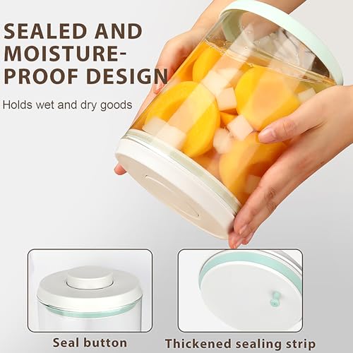 Popglasscookiecandyairtightjarlid18qt17lclearglasscontainerstackableonetouchopeningforcookiecandysugarflournuts  Urban Country Home Decor Pop glass cookie candy airtight jar lid 18qt17l clear glass container stackable one touch opening for cookie candy sugar flour nuts  urban country home decor