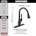 Delta Leland Oil Rubbed Bronze Touch Kitchen Faucet with Pull Down Sprayer, Traditional Single Hole Touch On Kitchen Sink Faucet, Single Handle, Venetian Bronze 9178T-RB-DST